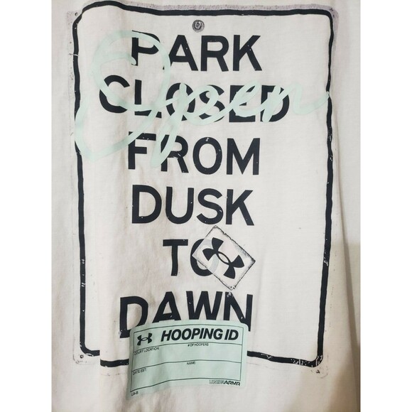 Under Armour word mark basketball mens loose fit t-shirt XL - Picture 4 of 5